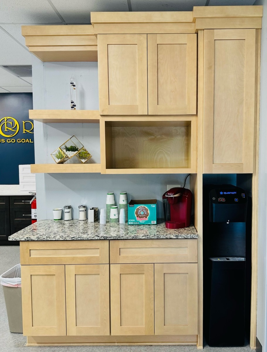 Shaker Natural Wood cabinets