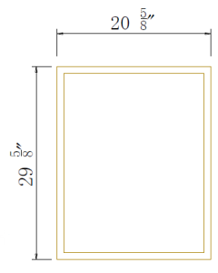 Base Finish Deco Door Panel 20