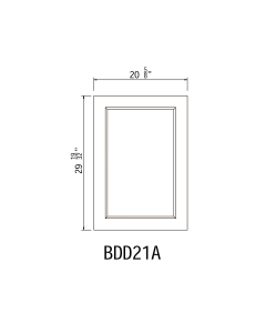 Base Finish Deco Door Panel 20