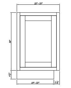Base Finish Deco Door Panel