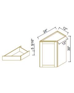 Base End Angle Cabinet