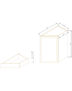 Base End Angle Cabinet