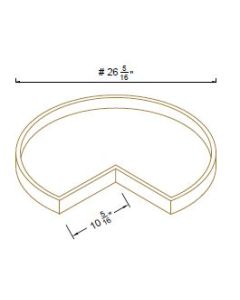 Wooden Spinner Insert Î¦26 5/16" For Lazy Susan 33" / 36"