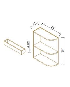 Base End Open Shelf