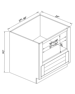 Microwave Base Cabinet