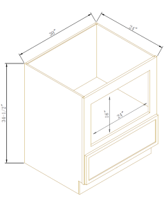 Microwave Base Cabinet