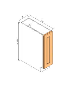 9"base Spice Rack - 1door And Frame Only