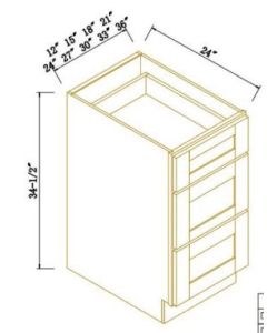 Base Drawer Pack Cabinet