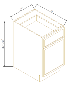 Two Drawer File Base Cabinet