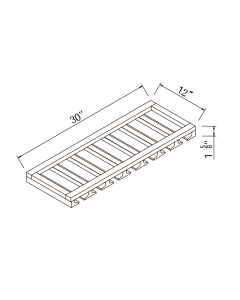 Wall Steam Glass Hanger
