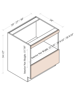 Microwave Base Cabinet
