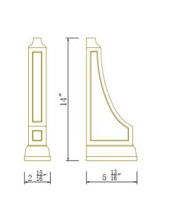 Wood Corbel 5