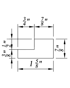 Square Light Rail Molding