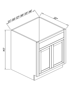 Vanity Sink Base