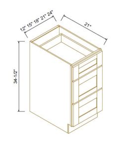 Vanity 3 Drawer Pack