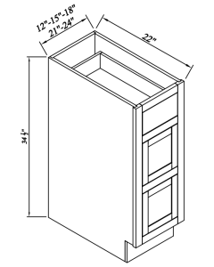 Vanity 3 Drawer Pack