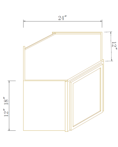 Wall Diagonal Corner Cabinet