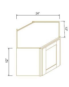 Wall Diagonal Corner Cabinet