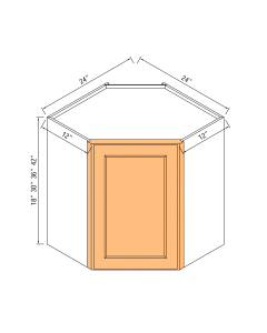Wall Diagonal Corner Cabinet