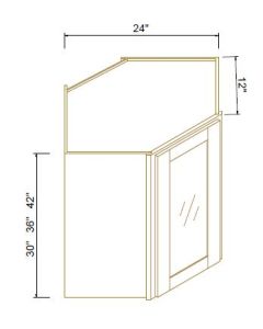 Wall Diagonal Corner Cabinet