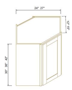 Wall Diagonal Corner Cabinet