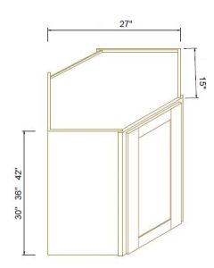 Wall Diagonal Corner Cabinet