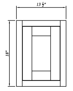Wall Deco Door Panel
