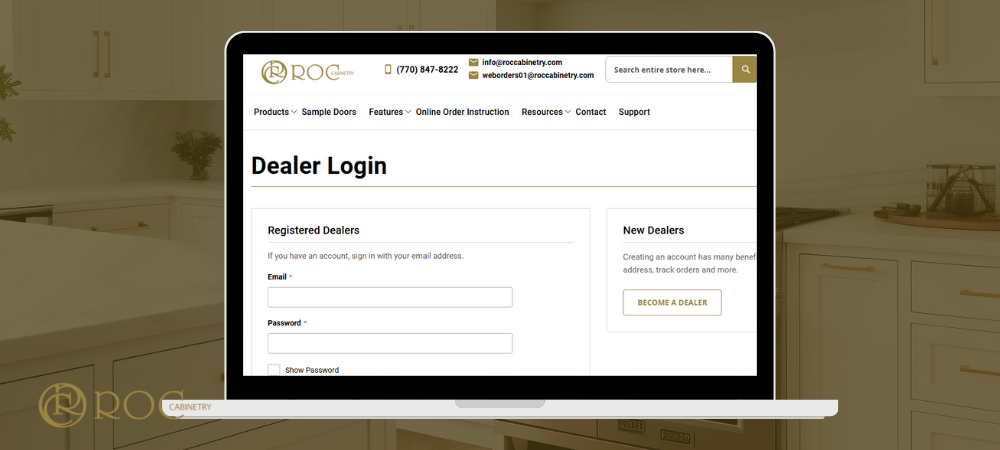Exceptional Customer Service and Design Services, Quick Ordering Feature & Atlanta's Fastest Lead Time, Best Quality Guaranteed from ROC Cabinetry