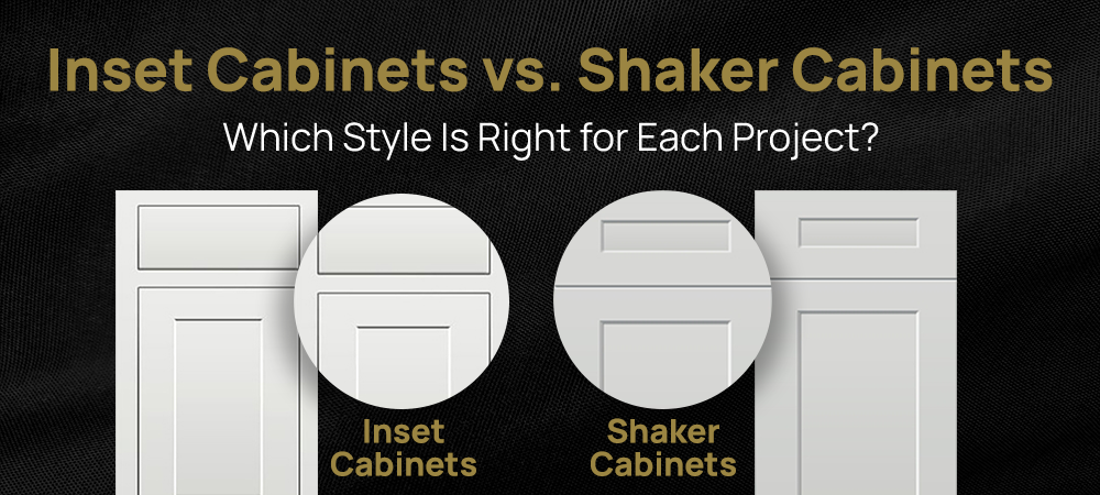 inset cabinet vs shaker cabinets