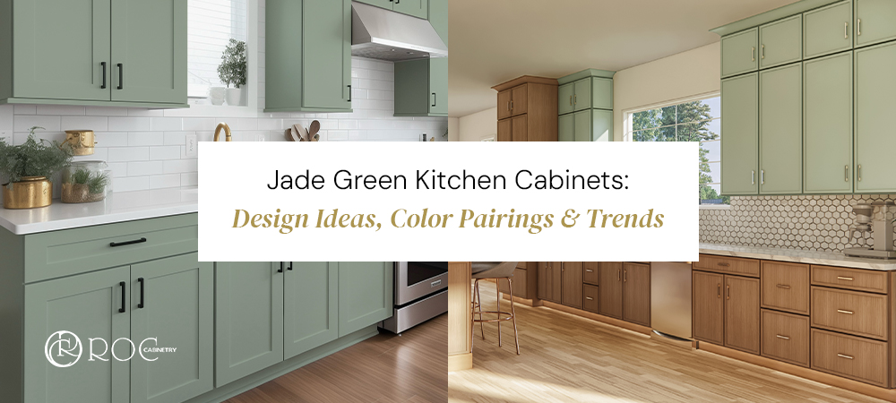 jade green cabinets